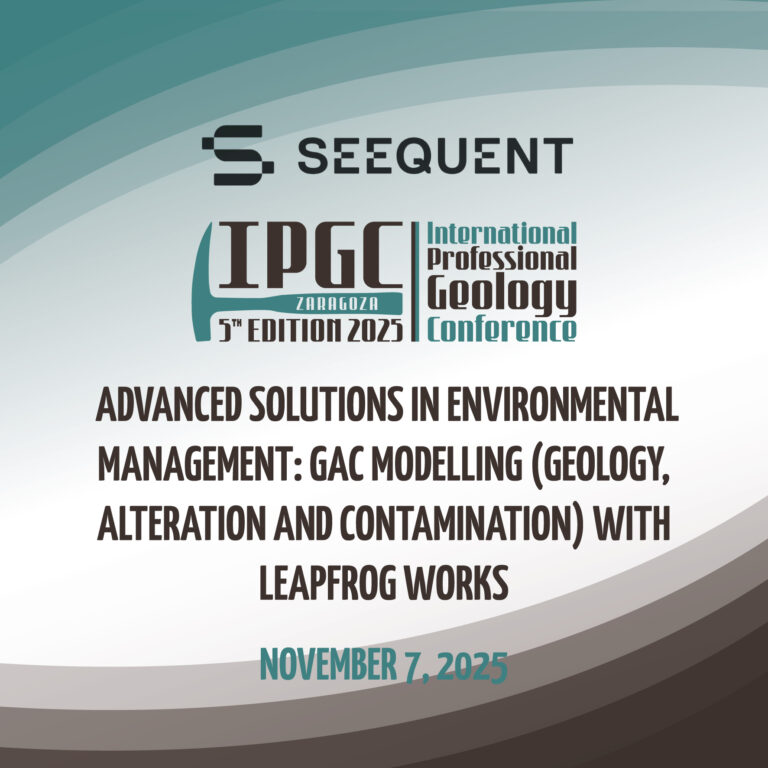 Workshop | Advanced Solutions in Environmental Management: GAC Modelling (Geology, Alteration and Contamination) with Leapfrog Works